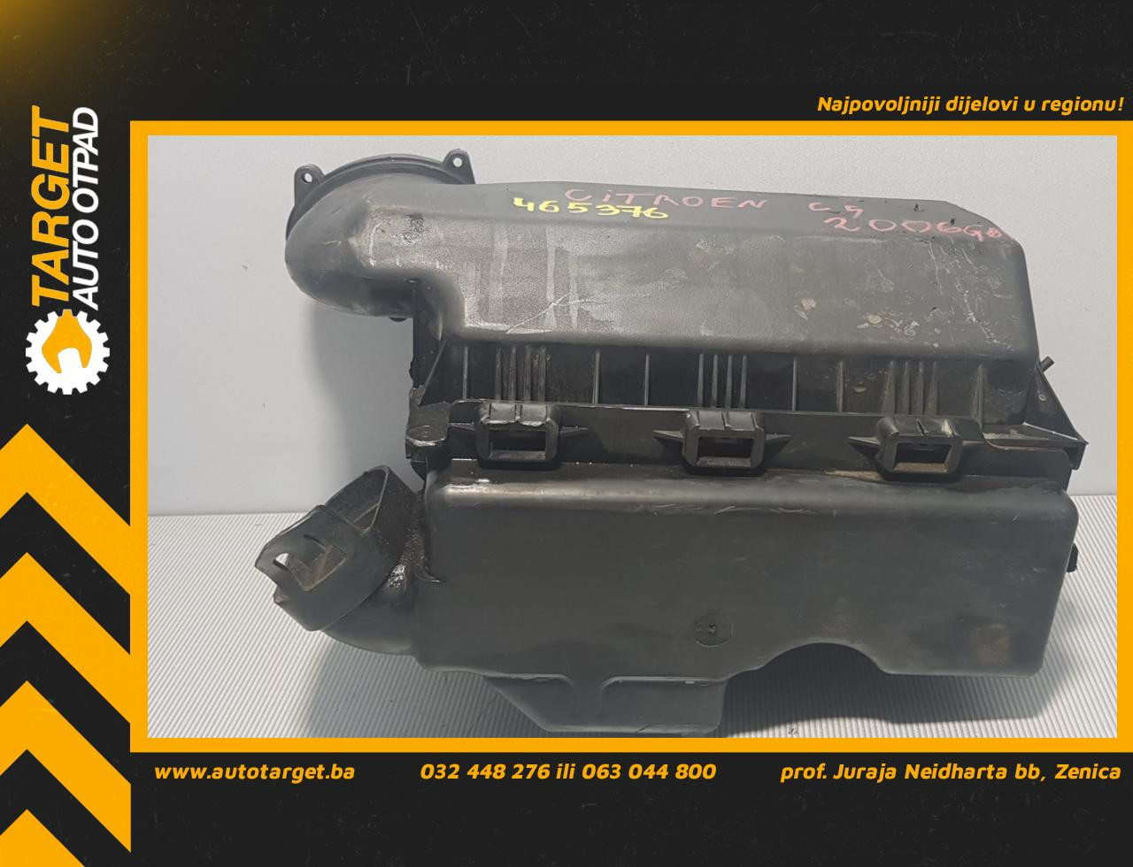 KUCISTE FILTERA ZRAKA CITROEN JUMPY > 07-16 9659405080