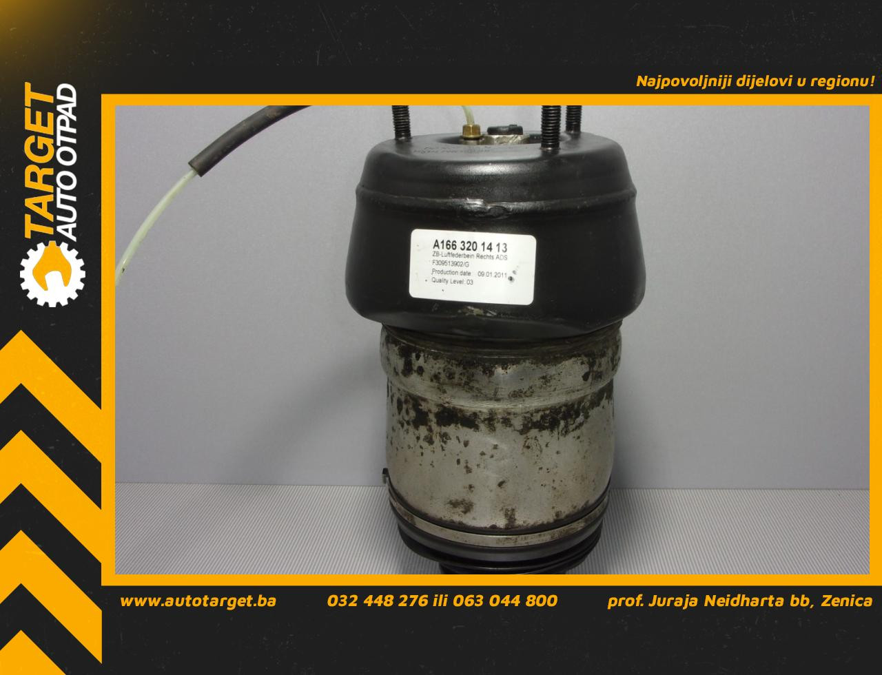 ZRACNI AMORTIZER MERCEDES ML (W166) > 11-15 A1663201413 A16632014