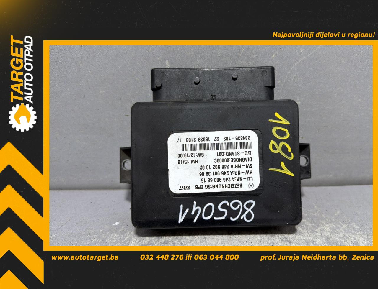 ELEKTRONIKA MODUL MERCEDES A KLASA (W176) > 15-18 A2469006816