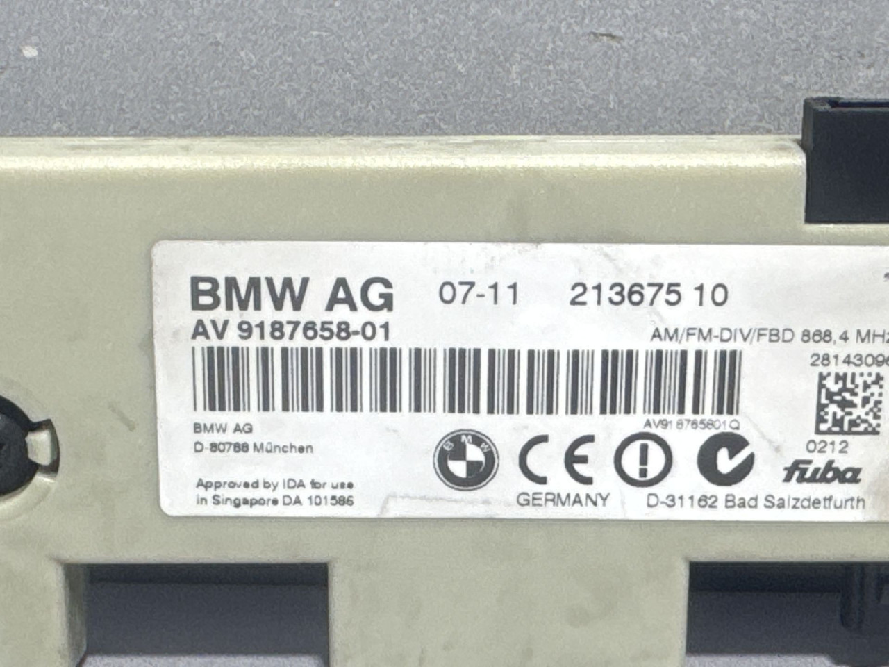 ANTENA BMW SERIJA 3 (E90/E91) > 09-11 9187658