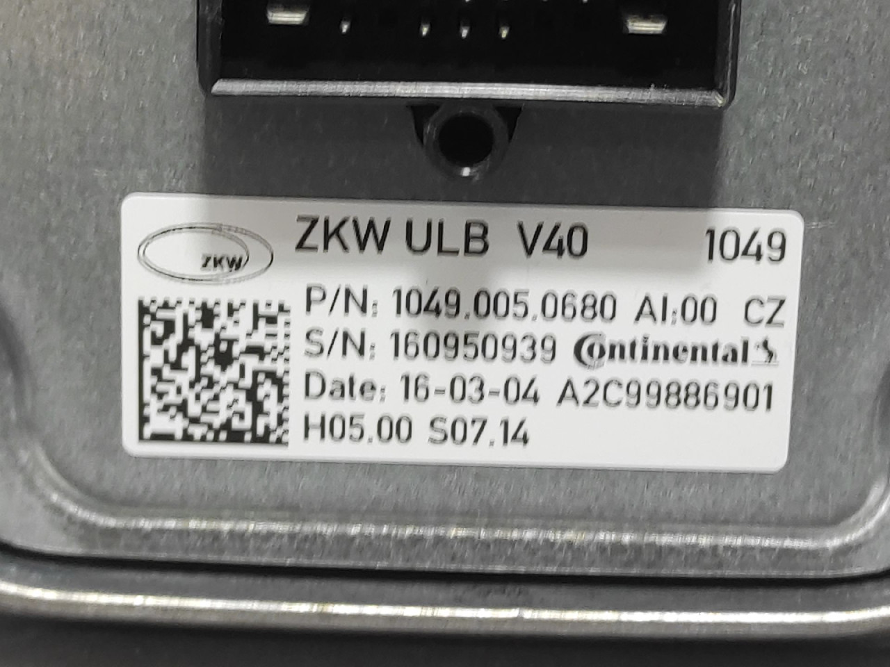 BALAST FARA VOLVO S40/V40 > 16- A2C99886901