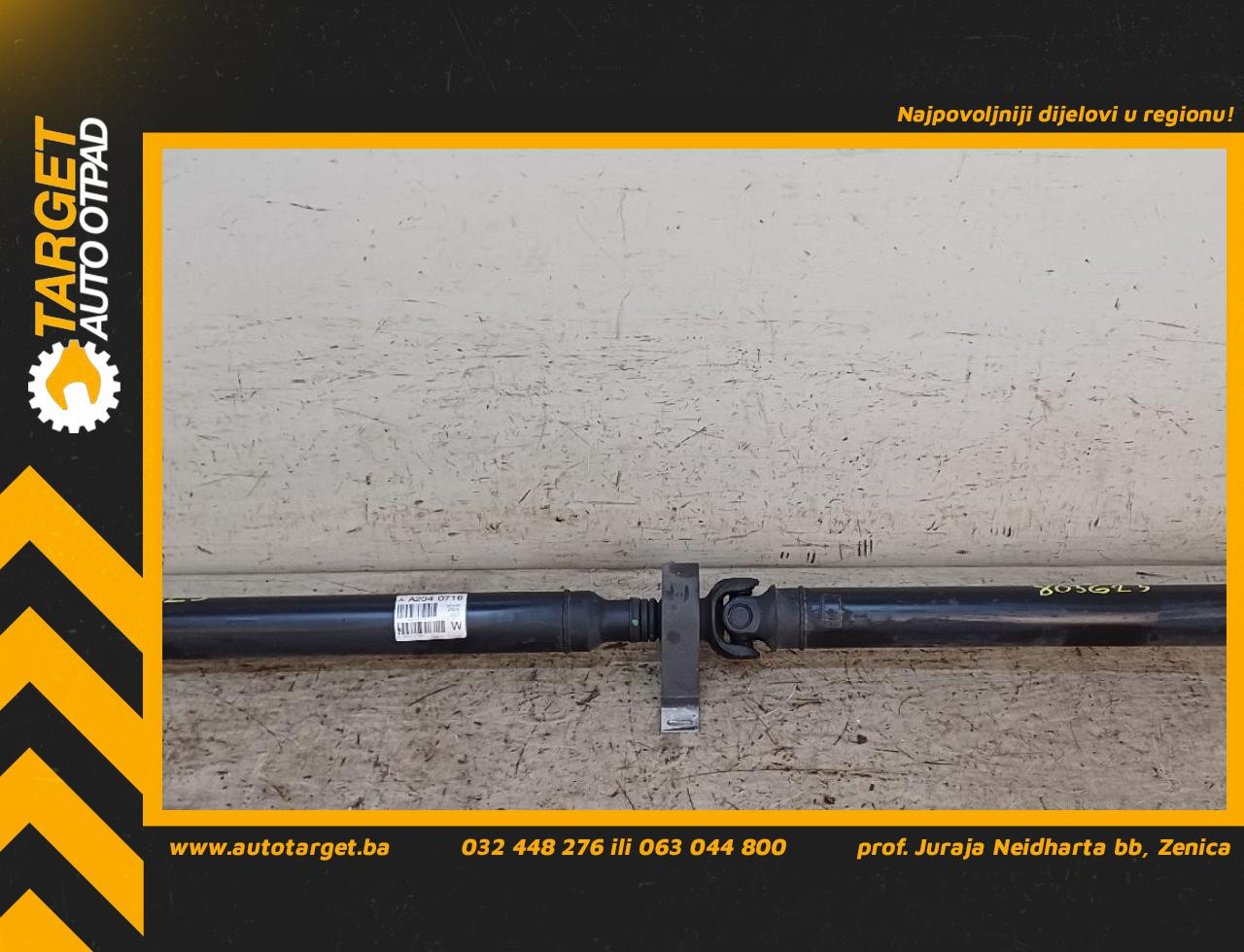 DIJELOVI KARDAN MERCEDES C KLASA (W204) > 11-13 2.2 A2040716