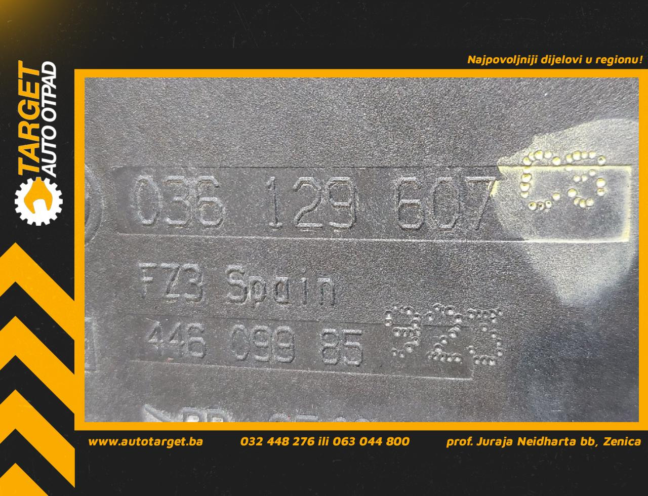 DIJELOVI KUCISTE FILTERA ZRAKA VW POLO > 05-09 1.4 036129607