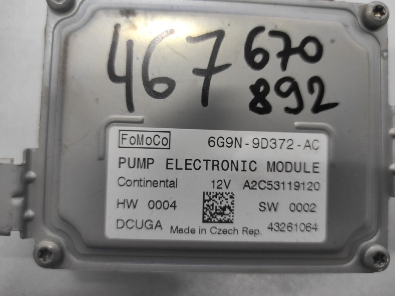 DIJELOVI ELEKTRONIKA MODUL VOLVO S60/V60 > 10-13 6G9N9D372AC