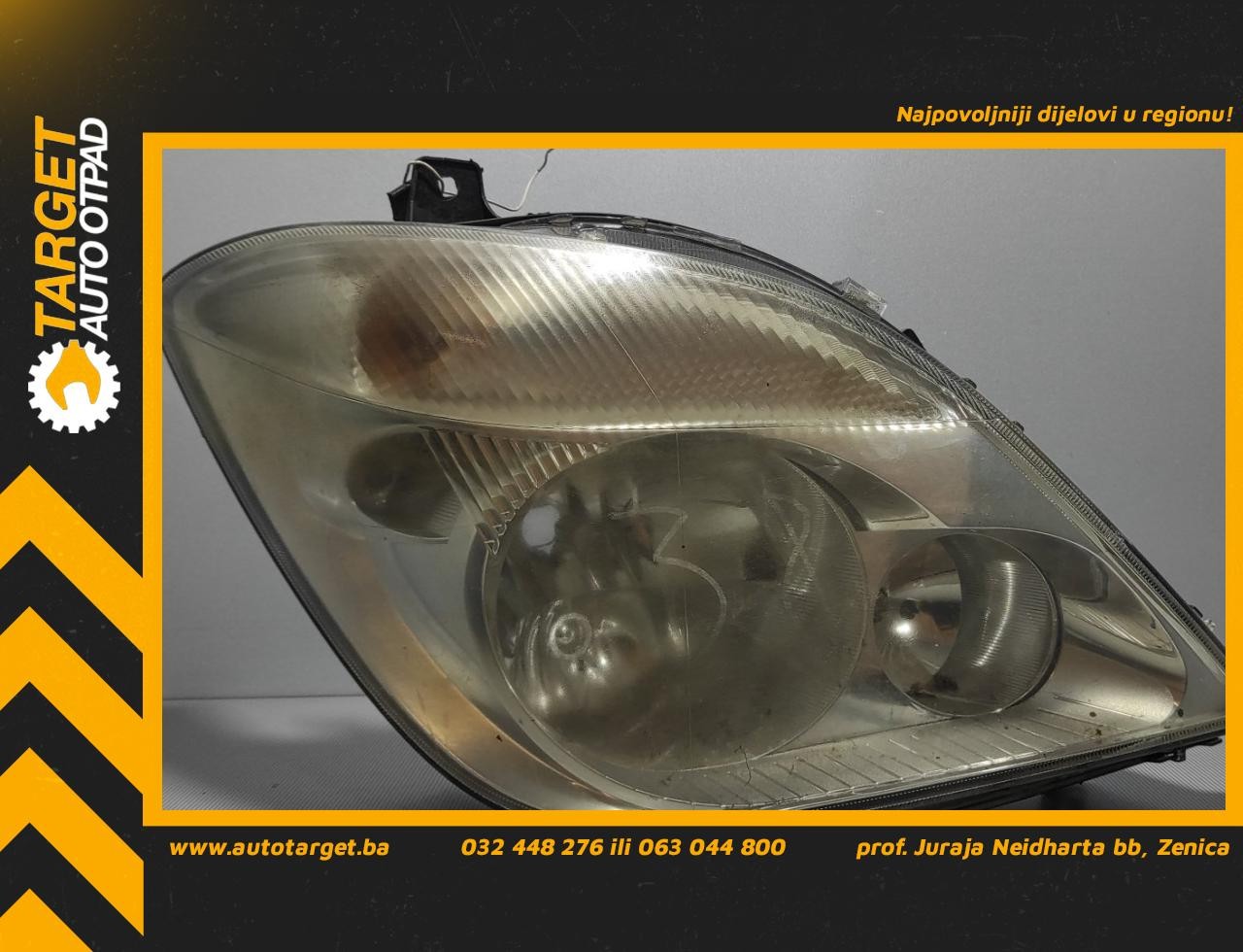 DIJELOVI FAR MERCEDES SPRINTER > 06-13 2.2 A9068200261