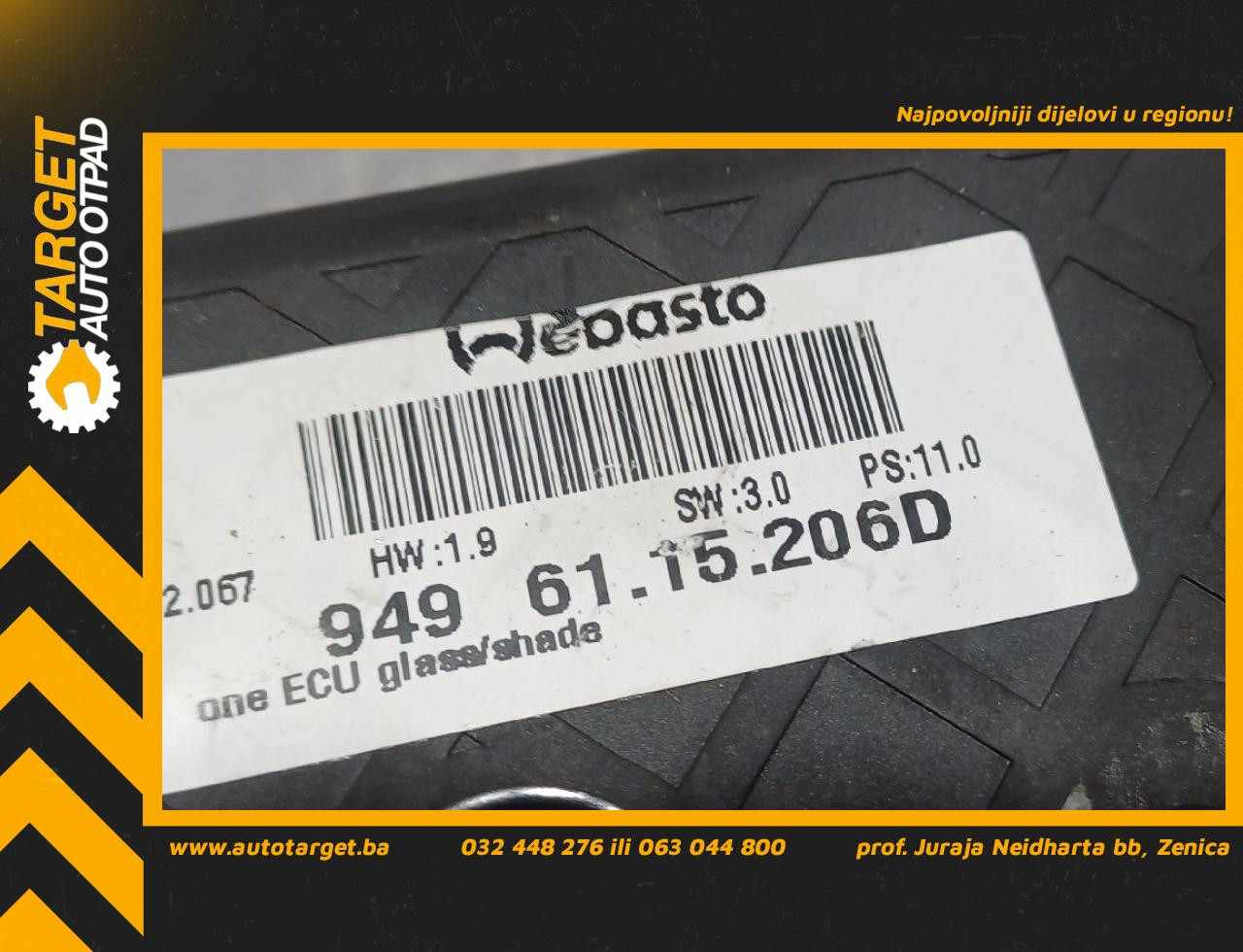 DIJELOVI MOTORIC SIBERA ALFA ROMEO STELVIO > 17- 2.9 9496115206D