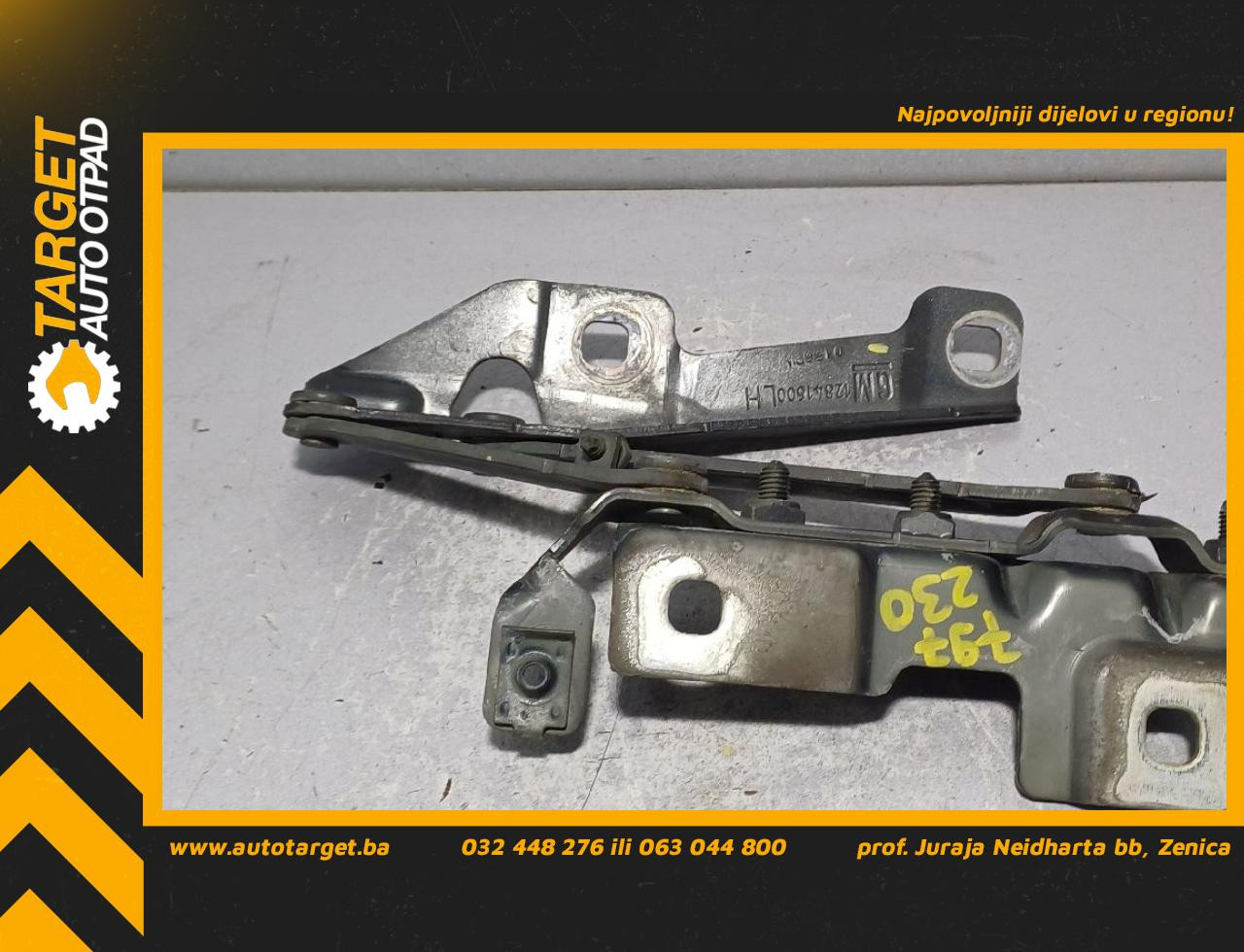 SKARE OD HAUBE OPEL INSIGNIA > 14-16 12841600