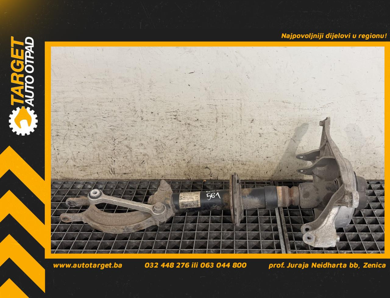 DIJELOVI AMORTIZER AUDI A4 (B8) > 07-11 2.0 8K0413031AF