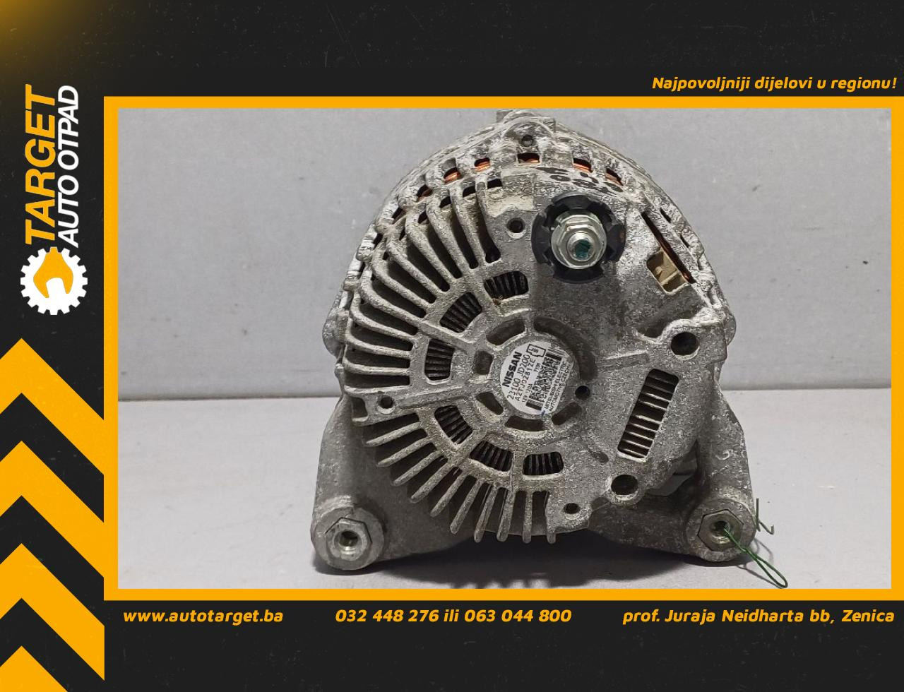 DIJELOVI ALTERNATOR NISSAN QASHQAI > 06-10 2.0 23100JD200