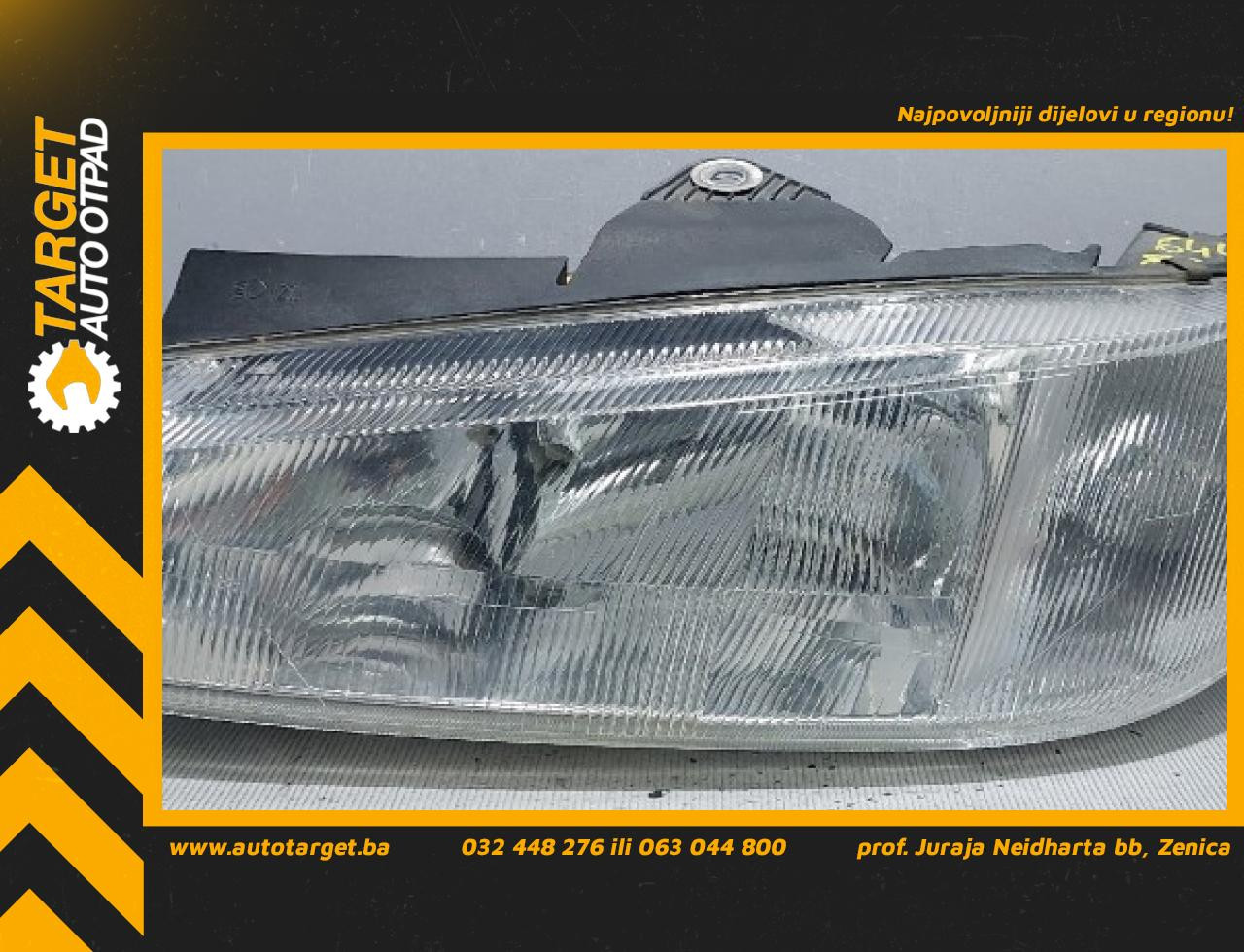 DIJELOVI FAR PEUGEOT 406 > 95-99 9616251380