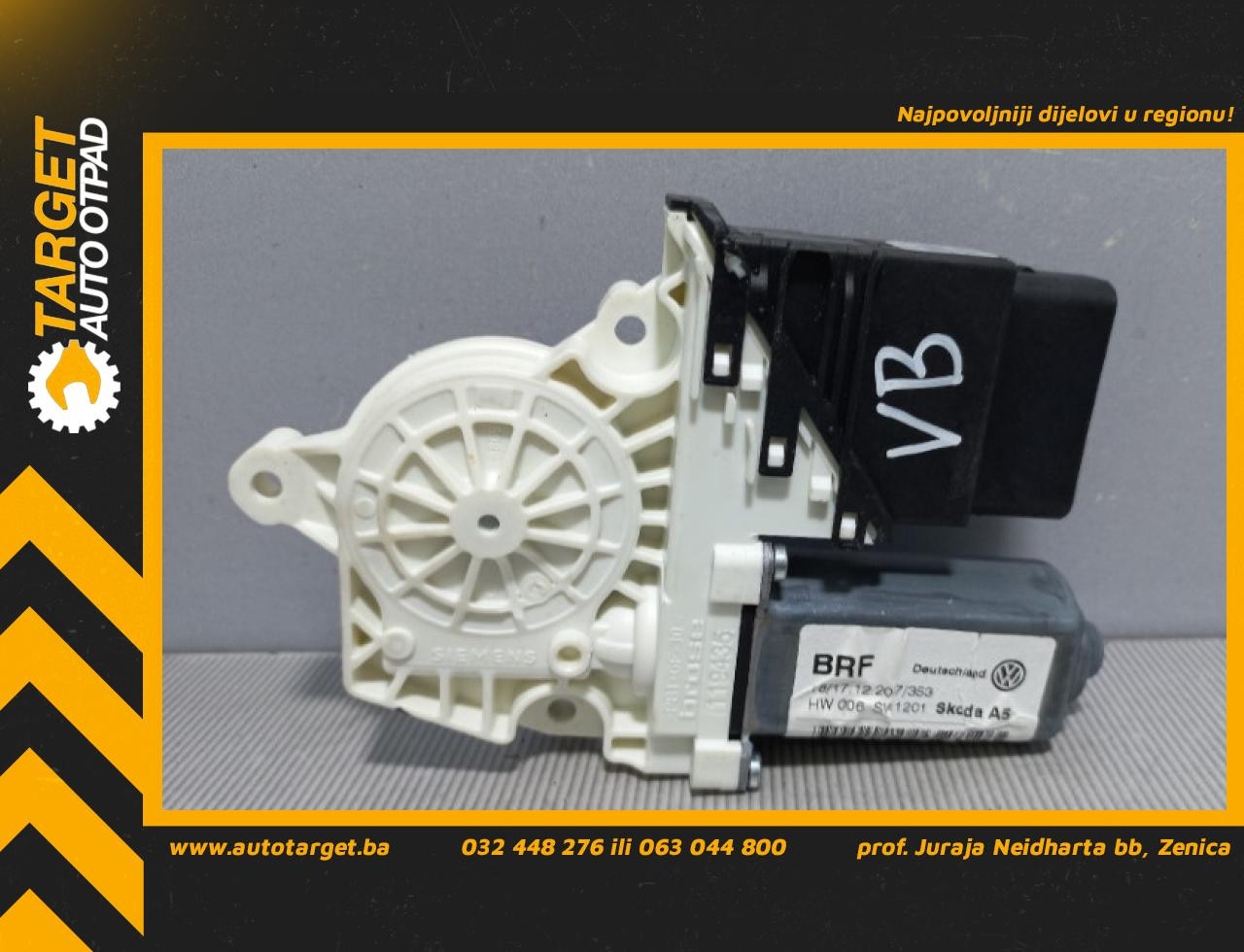 MOTORIC PODIZACA STAKLA SKODA OCTAVIA > 04-08 1K0959703J