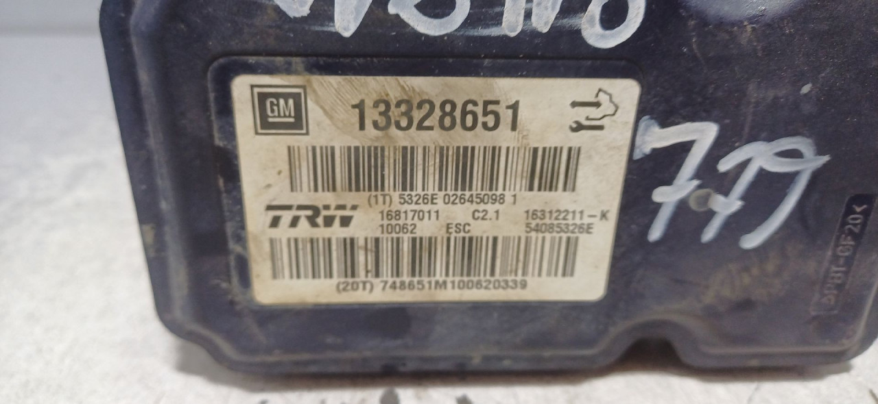 ABS ELEKTRONIKA OPEL INSIGNIA > 09-13 13328651