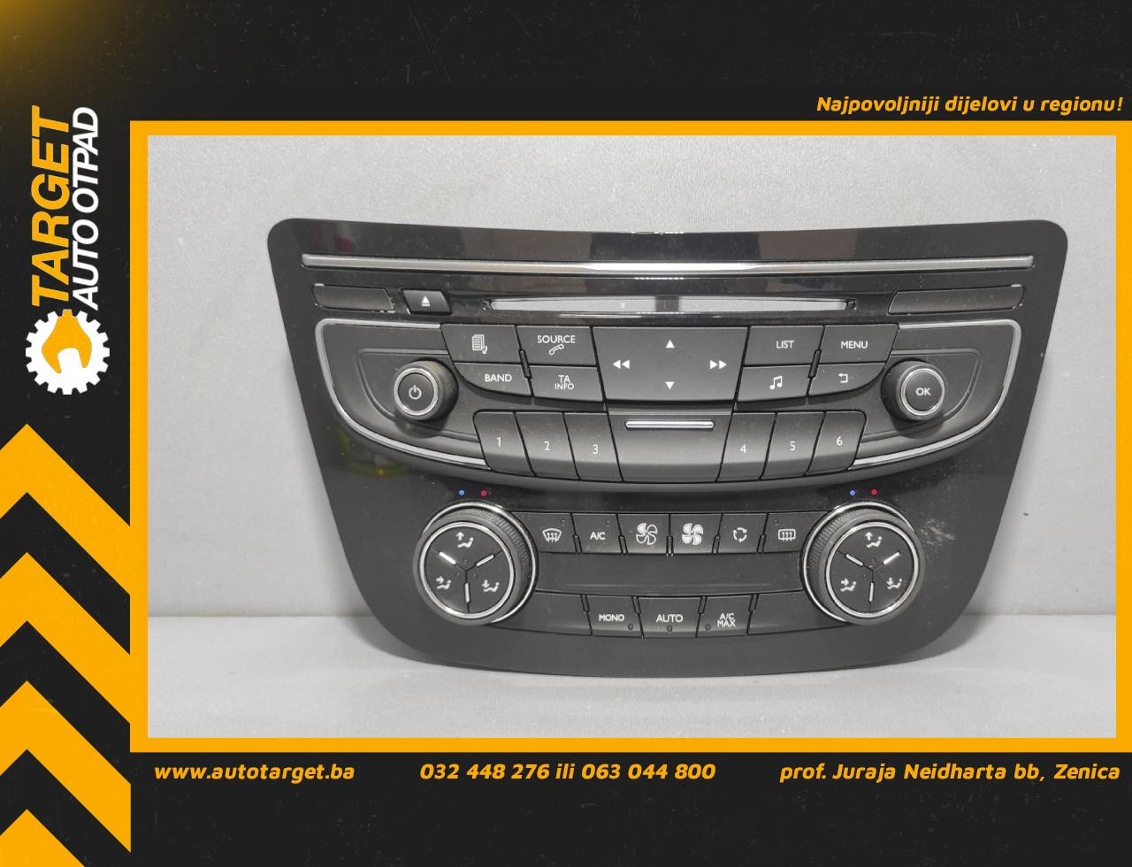 DIJELOVI PREKIDACI KLIME PEUGEOT 508 > 11-14 98023792XZ