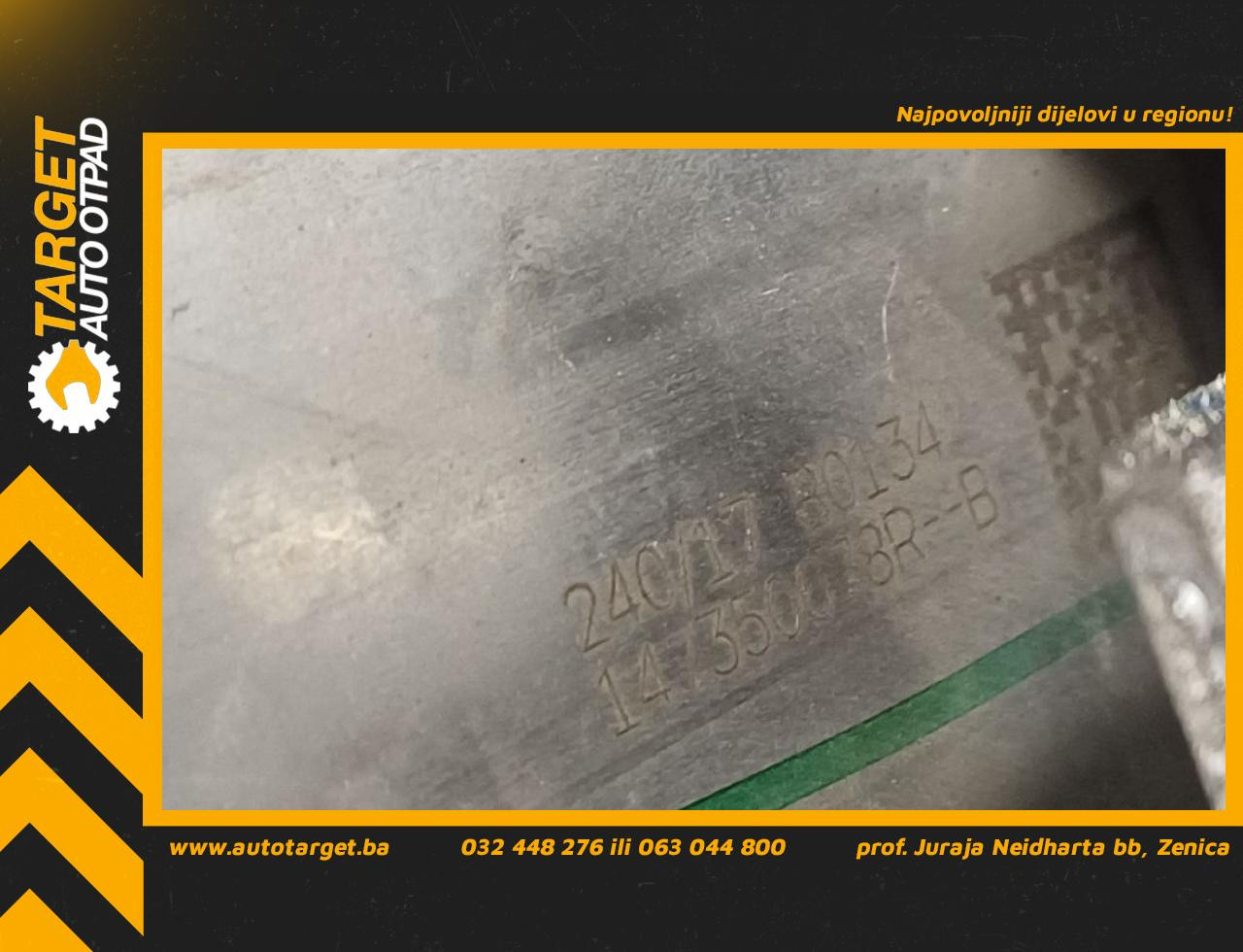 HLADNJAK EGR VENTILA NISSAN X-TRAIL > 17- 147350678R