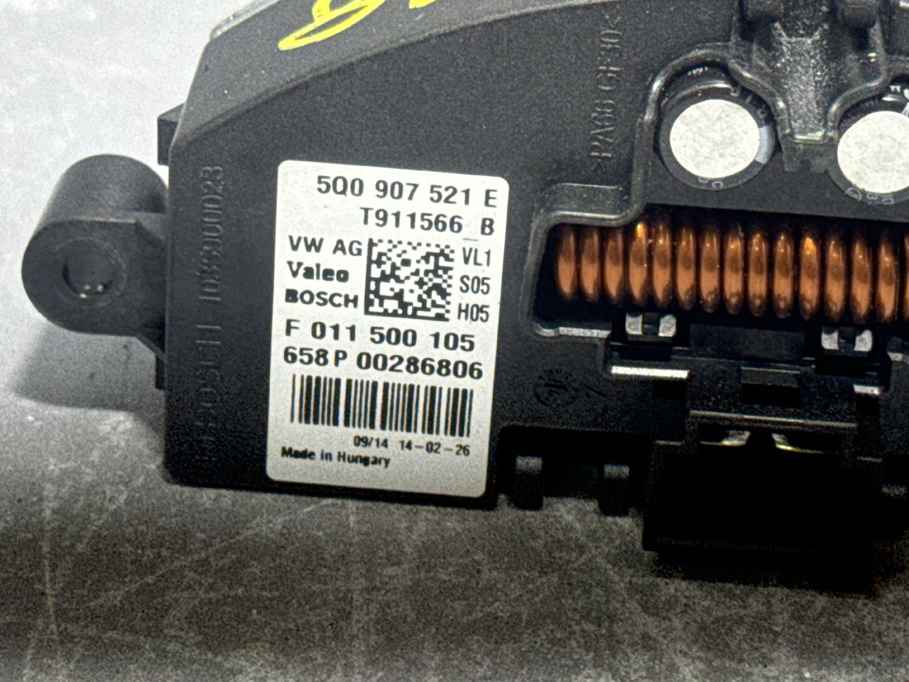 ELEKTRONIKA REOSTAT VW GOLF 7 > 12-16 5Q0907521E