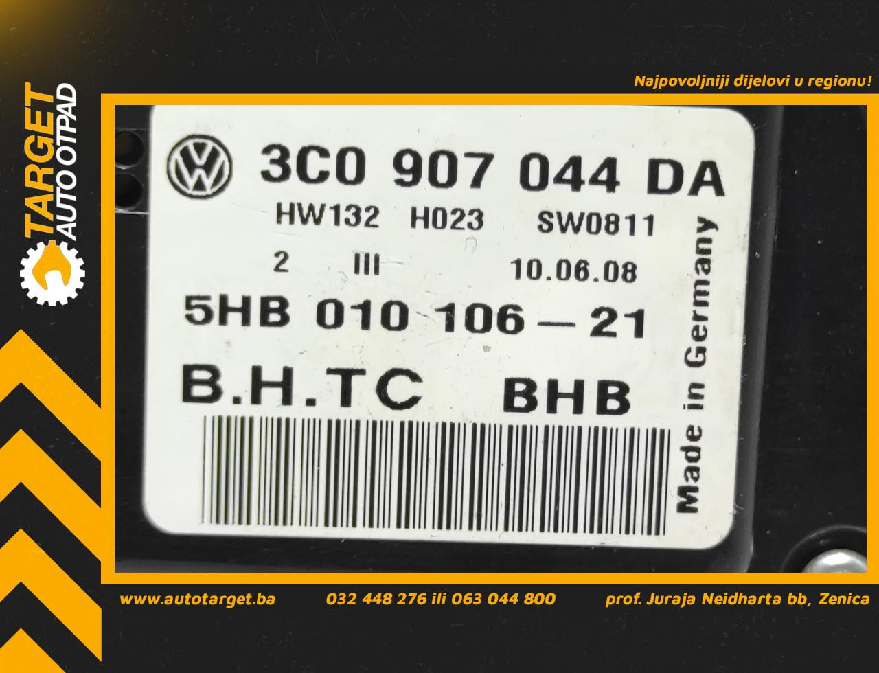 DIJELOVI PREKIDACI KLIME VW PASSAT B6 > 05-10 3C0907044DA