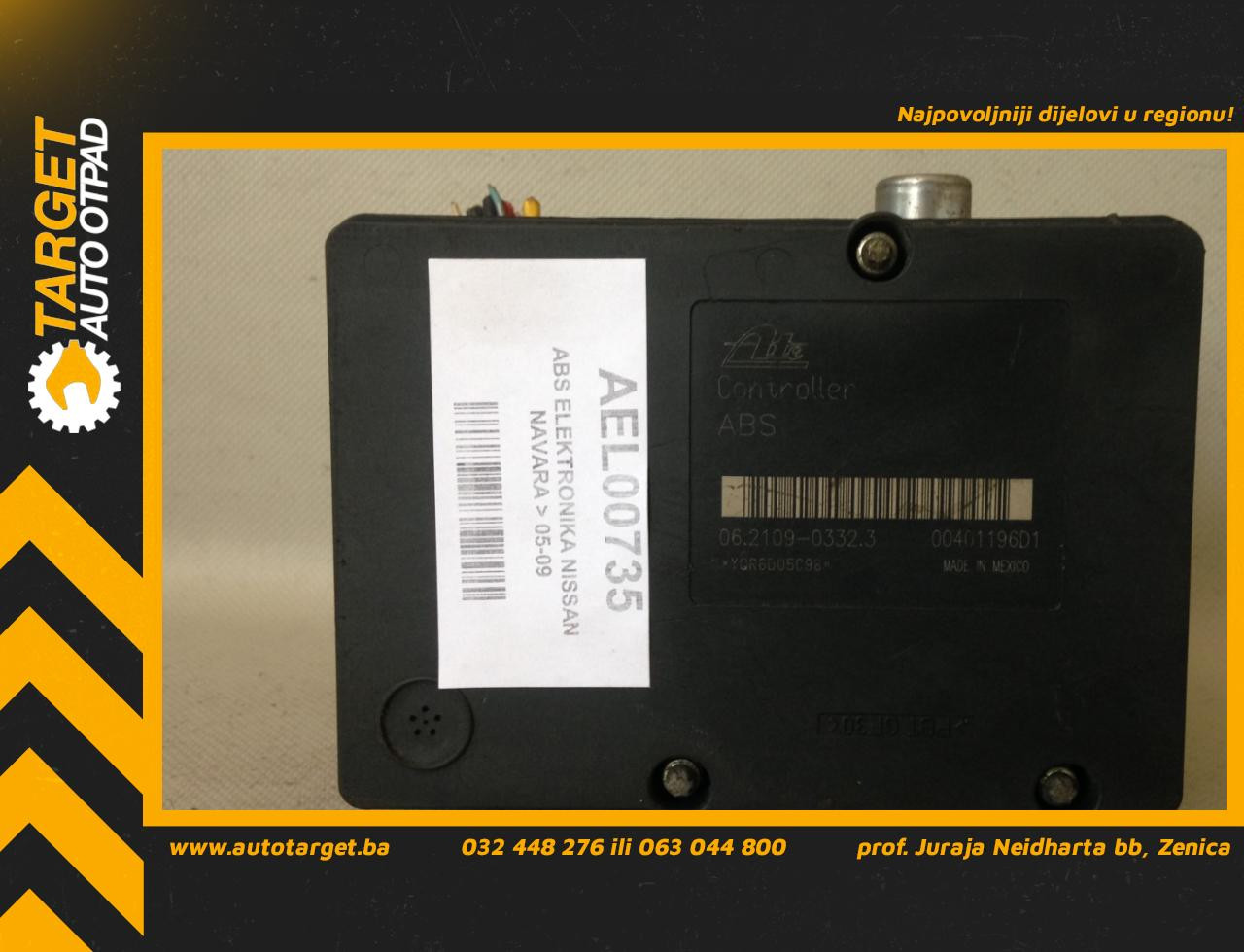 ABS ELEKTRONIKA NISSAN NAVARA PATHFINDER > 05-09 47660EB32A 06210