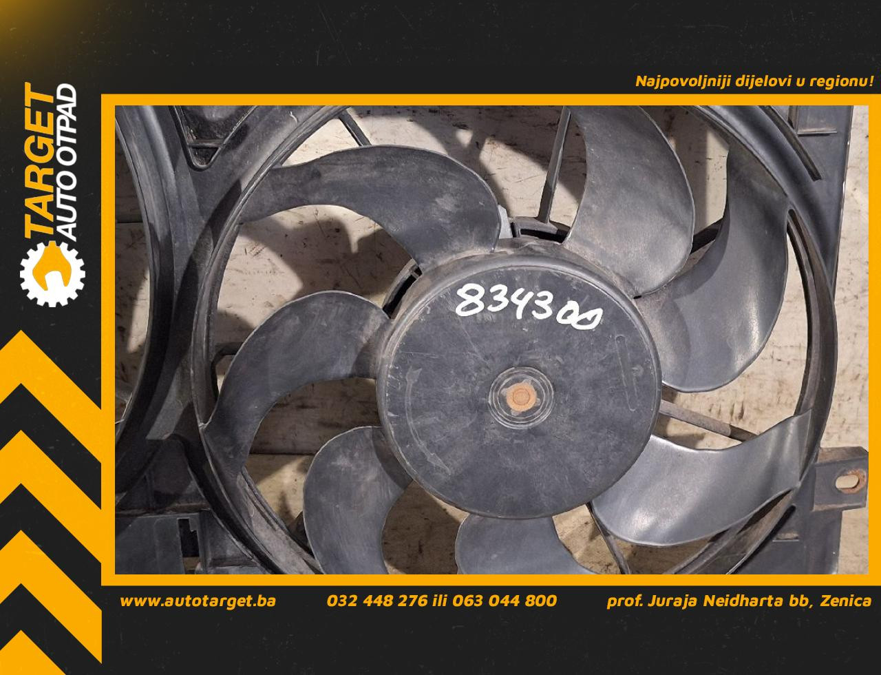 DIJELOVI VENTILATOR VW SCIROCCO > 08-14