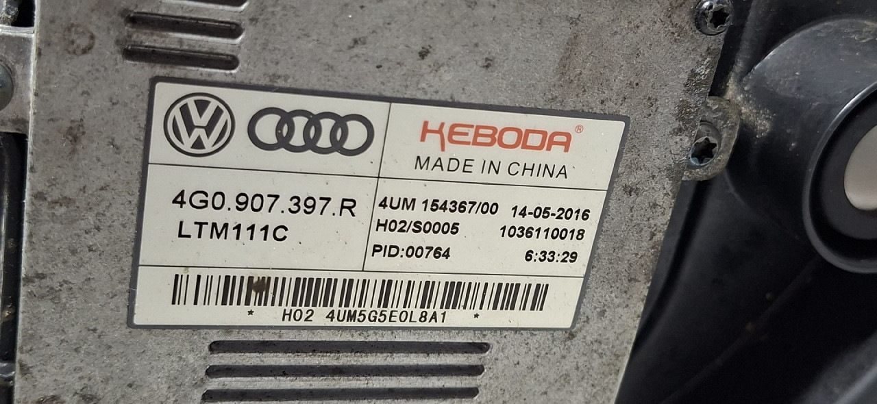 DIJELOVI BALAST FARA AUDI A3 (8VF/8VK) > 16-20 4G0907397R