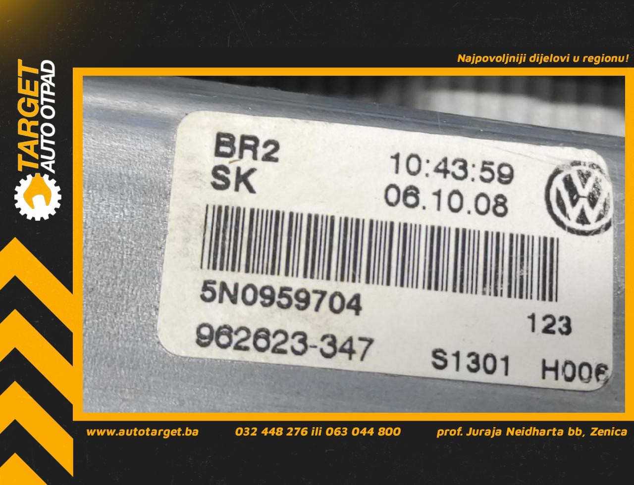 DIJELOVI MOTORIC PODIZACA STAKLA VW TIGUAN > 07-11 5N0959704