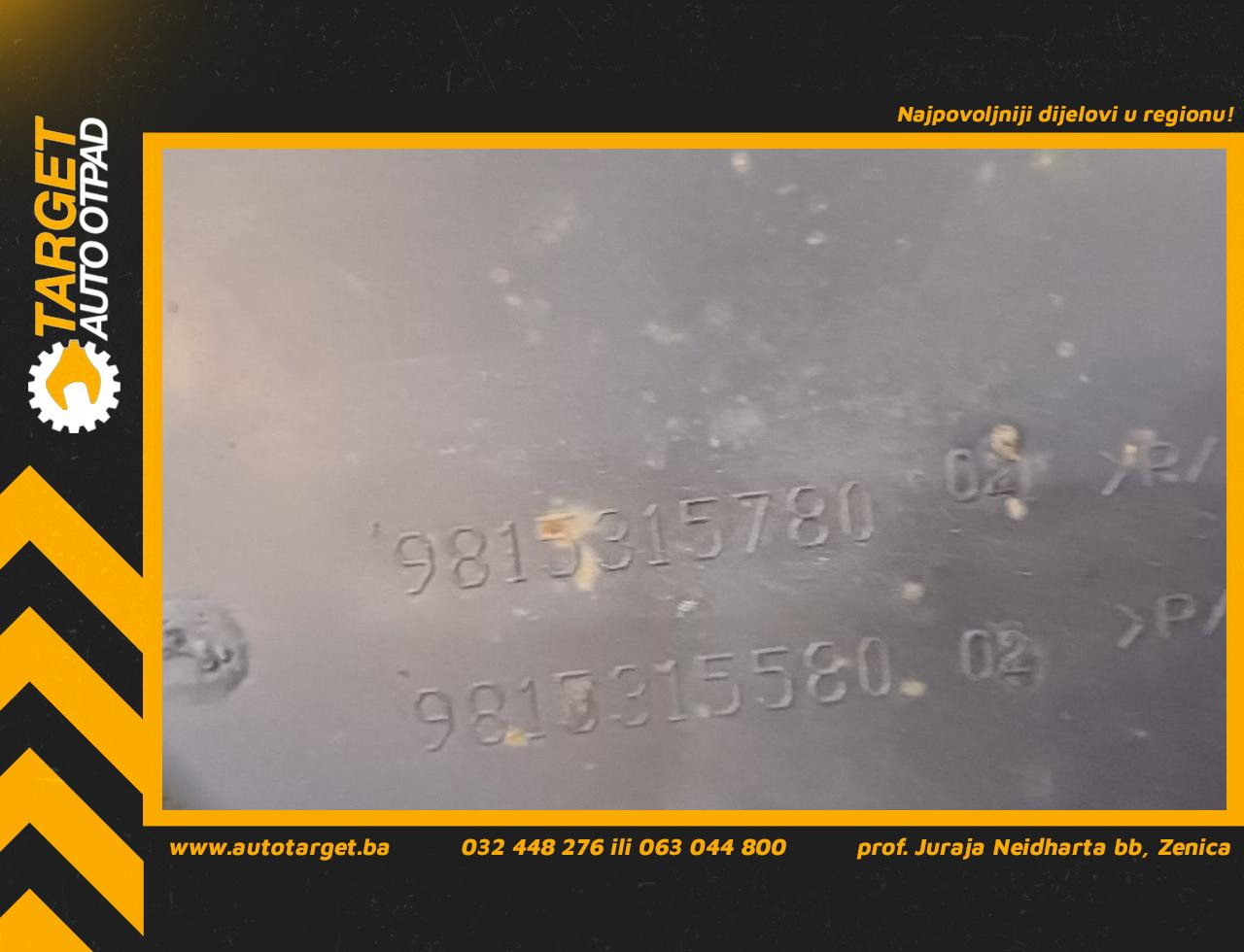 DIJELOVI PODNA ZASTITA PEUGEOT 308 > 17-21 2.0 9815315780