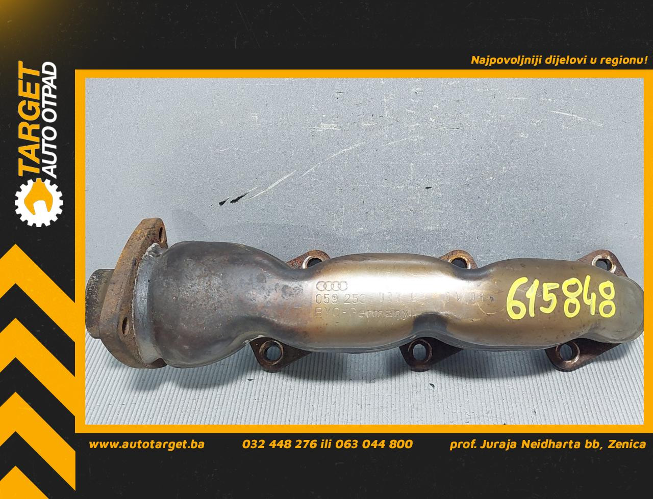 DIJELOVI IZDUVNA GRANA AUDI A6 > 04-08 059253033L