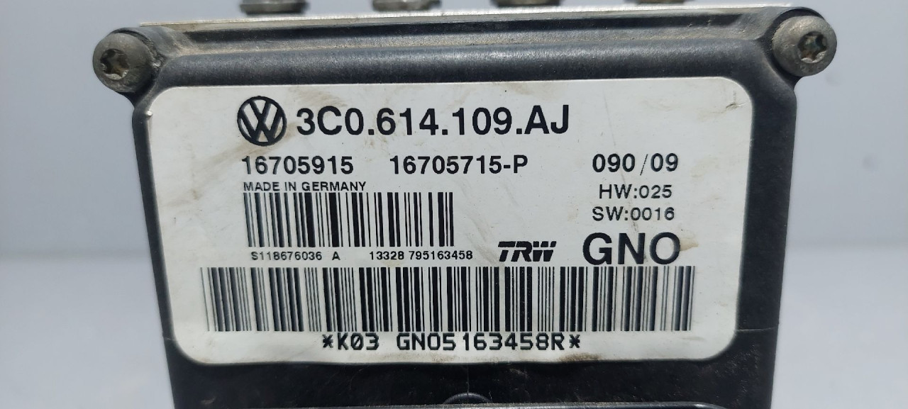 ABS ELEKTRONIKA VW PASSAT B6 > 05-10 3C0614109AJ