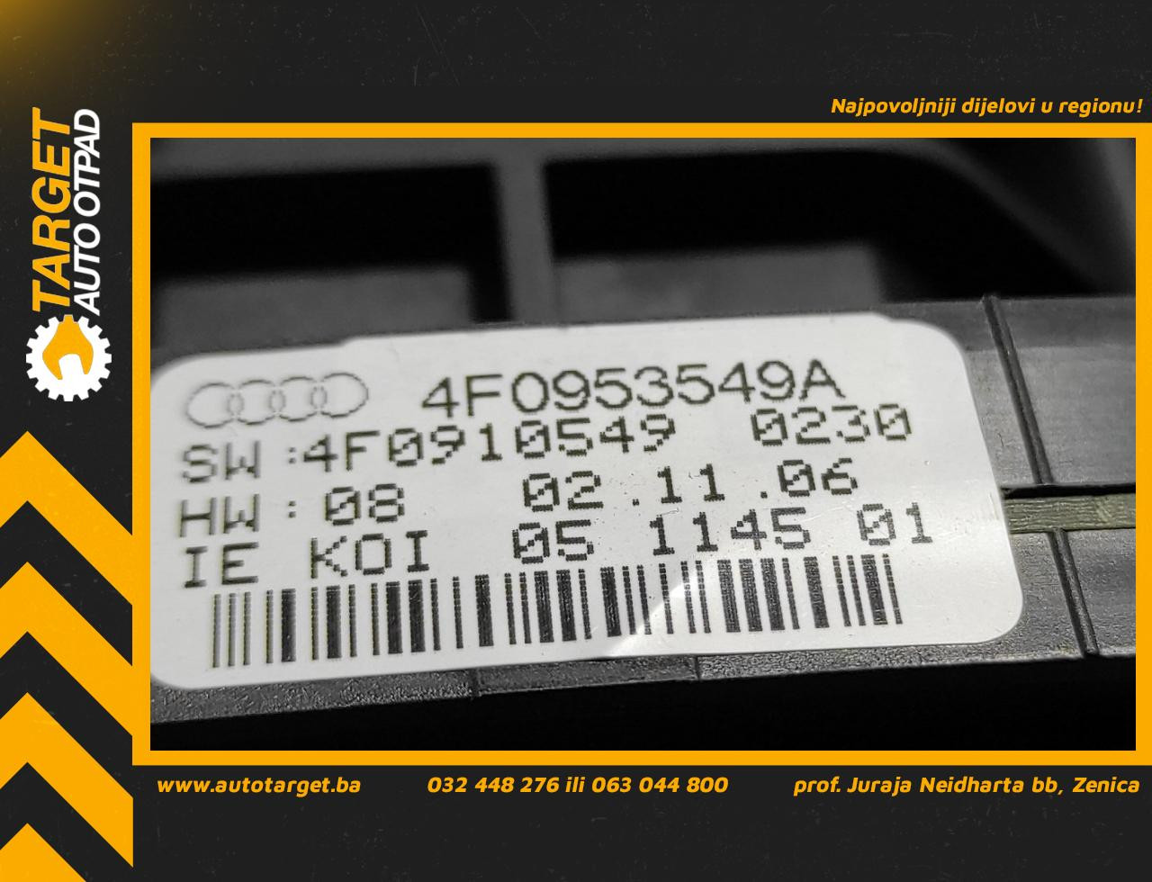 DIJELOVI RUCICE VOLANA AUDI A6 > 01-04 4F0953549A