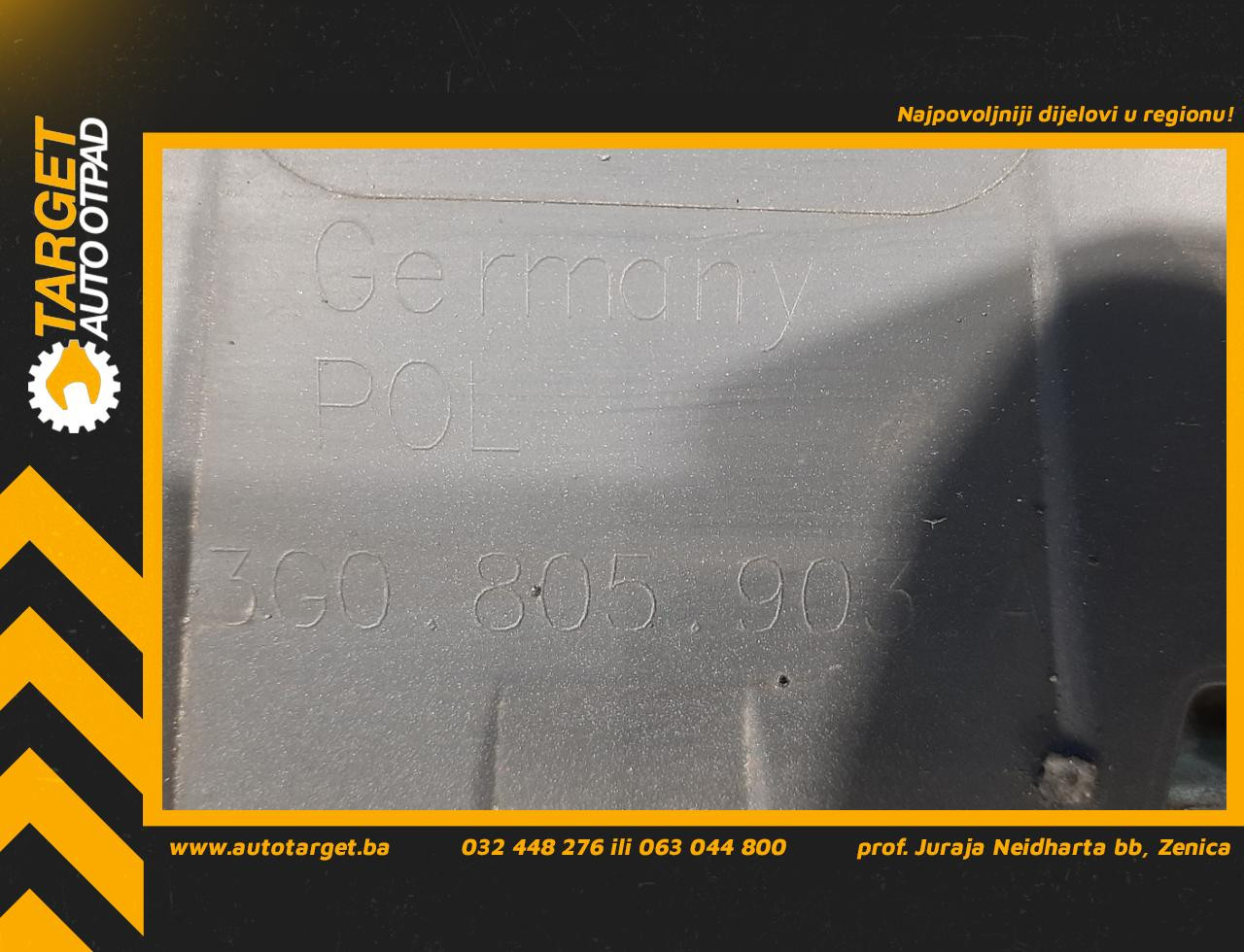 DIJELOVI SPOJLER VW PASSAT B8 > 14-19 3G0805903A