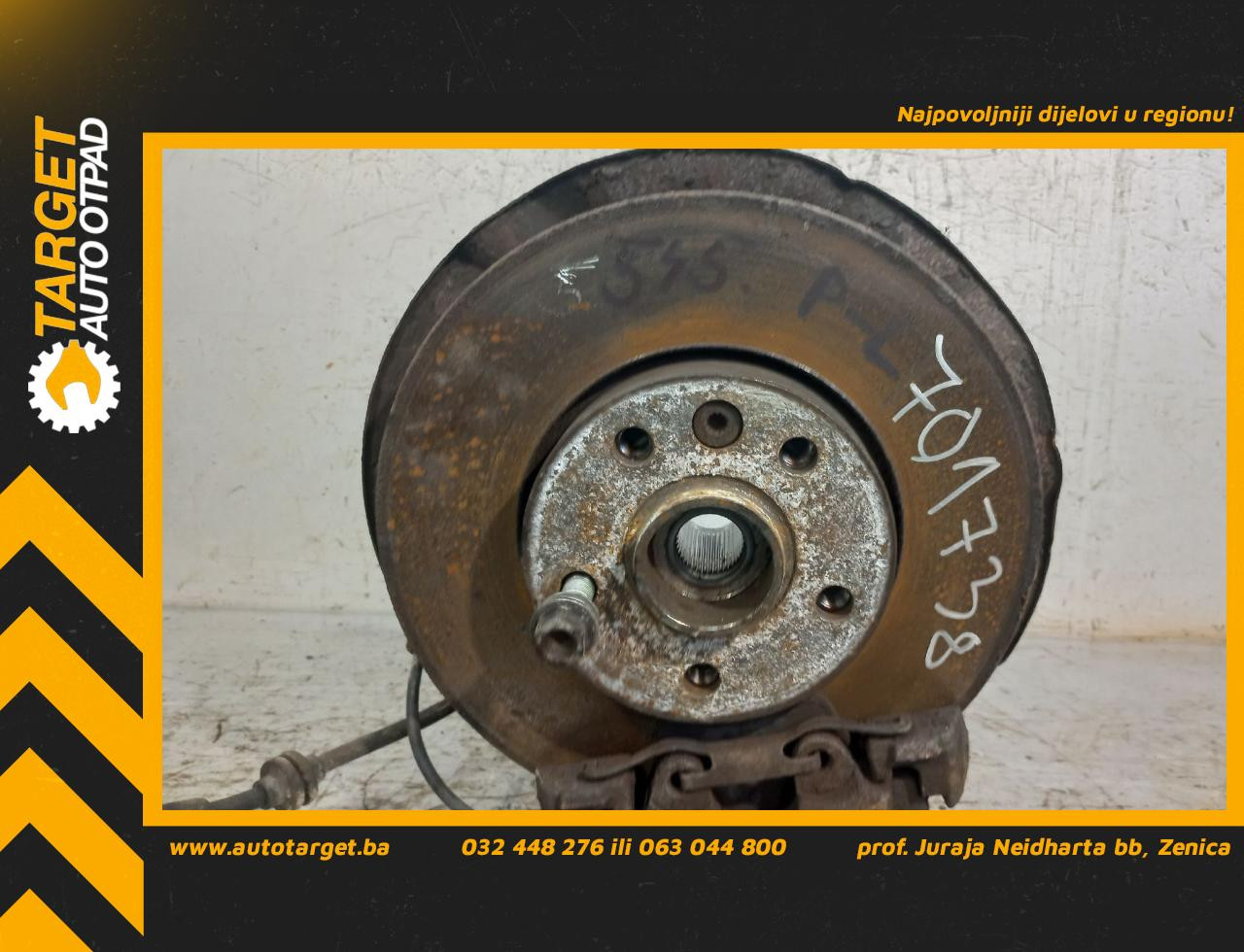 DIJELOVI GLAVCINA VW T5 > 03-09 7H0267G