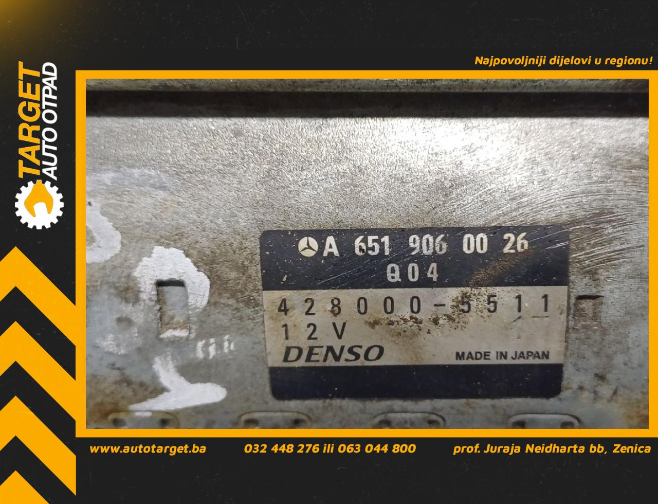 DIJELOVI ALNASER MERCEDES SPRINTER > 13-18 2.2 A6519060026