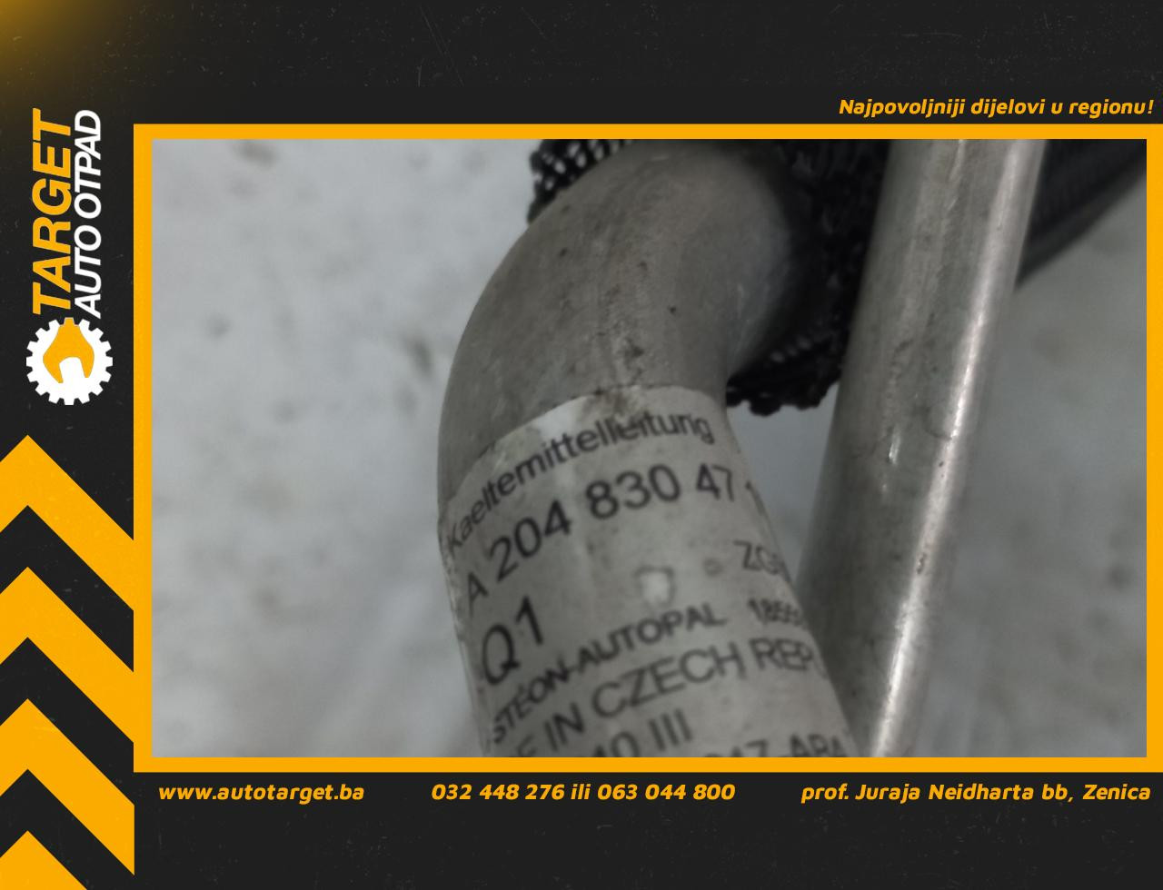 CRIJEVO KLIME MERCEDES C KLASA (W204/S204) > 07-10 A2048304716