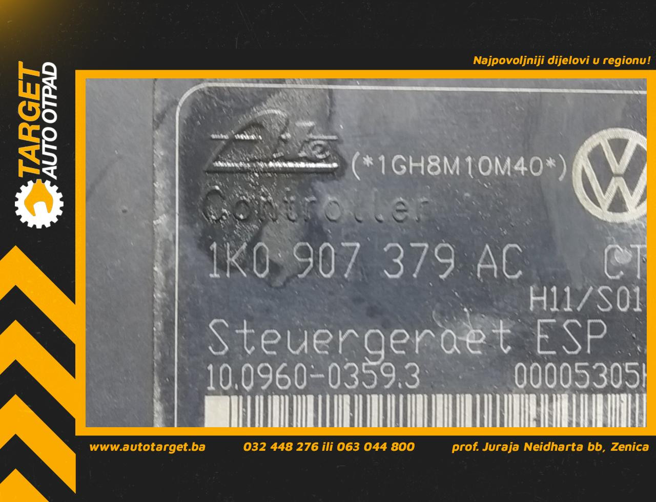 ABS ELEKTRONIKA VW CADDY > 03-10 1K0907379 1K0614517