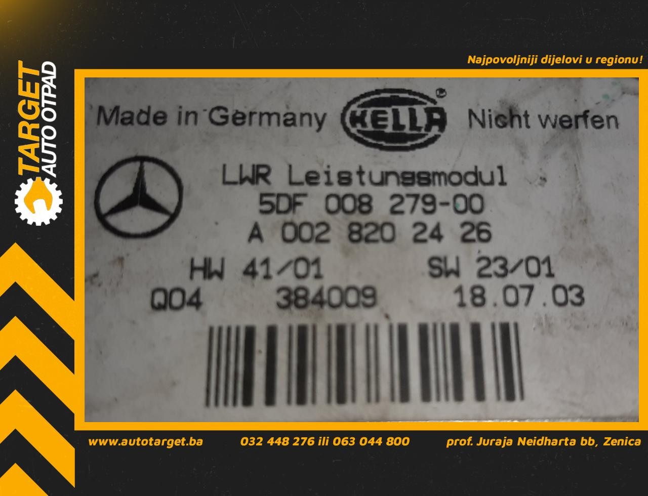 BALAST FARA MERCEDES E KLASA (W211) > 02-07 A0028202426
