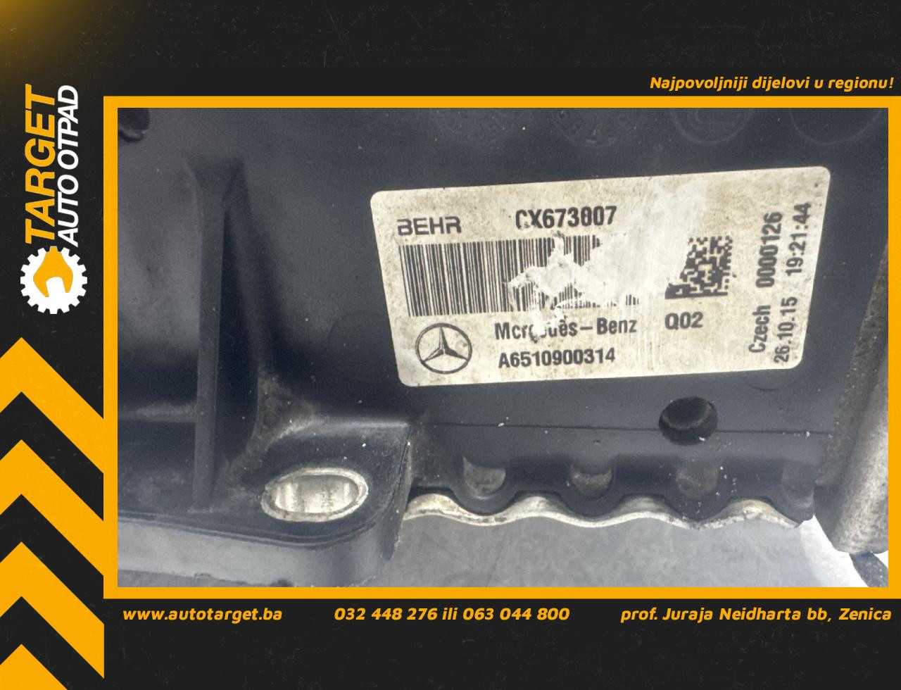 INTERKULER MERCEDES C KLASA (W205/S205) > 14-18 A6510900314