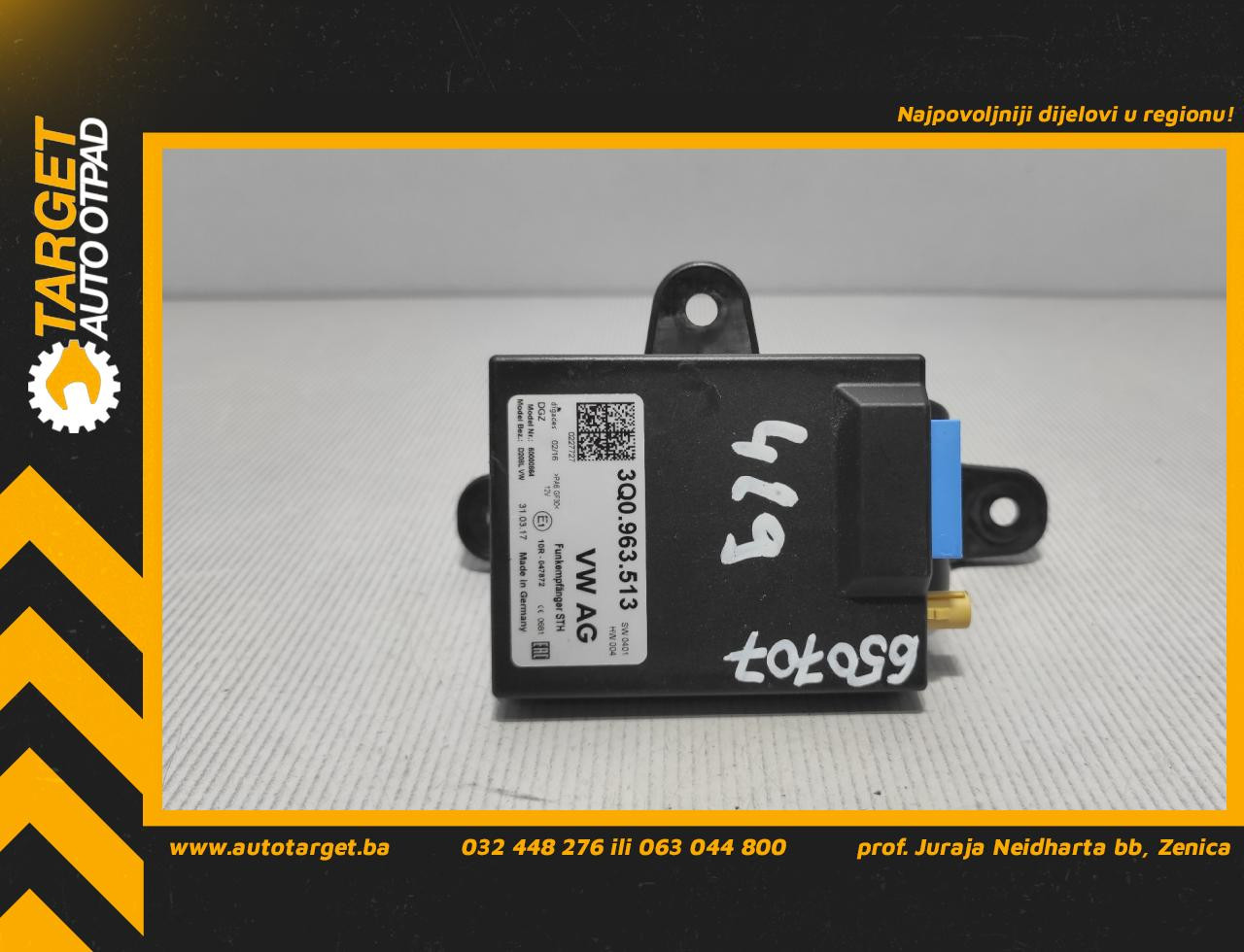 ELEKTRONIKA MODUL VW AMAROK > 16-18 3Q0963513