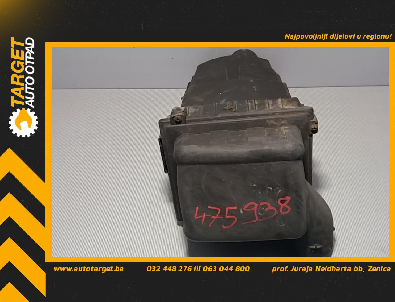 KUCISTE FILTERA ZRAKA PEUGEOT 206 > 98-09 9634107180