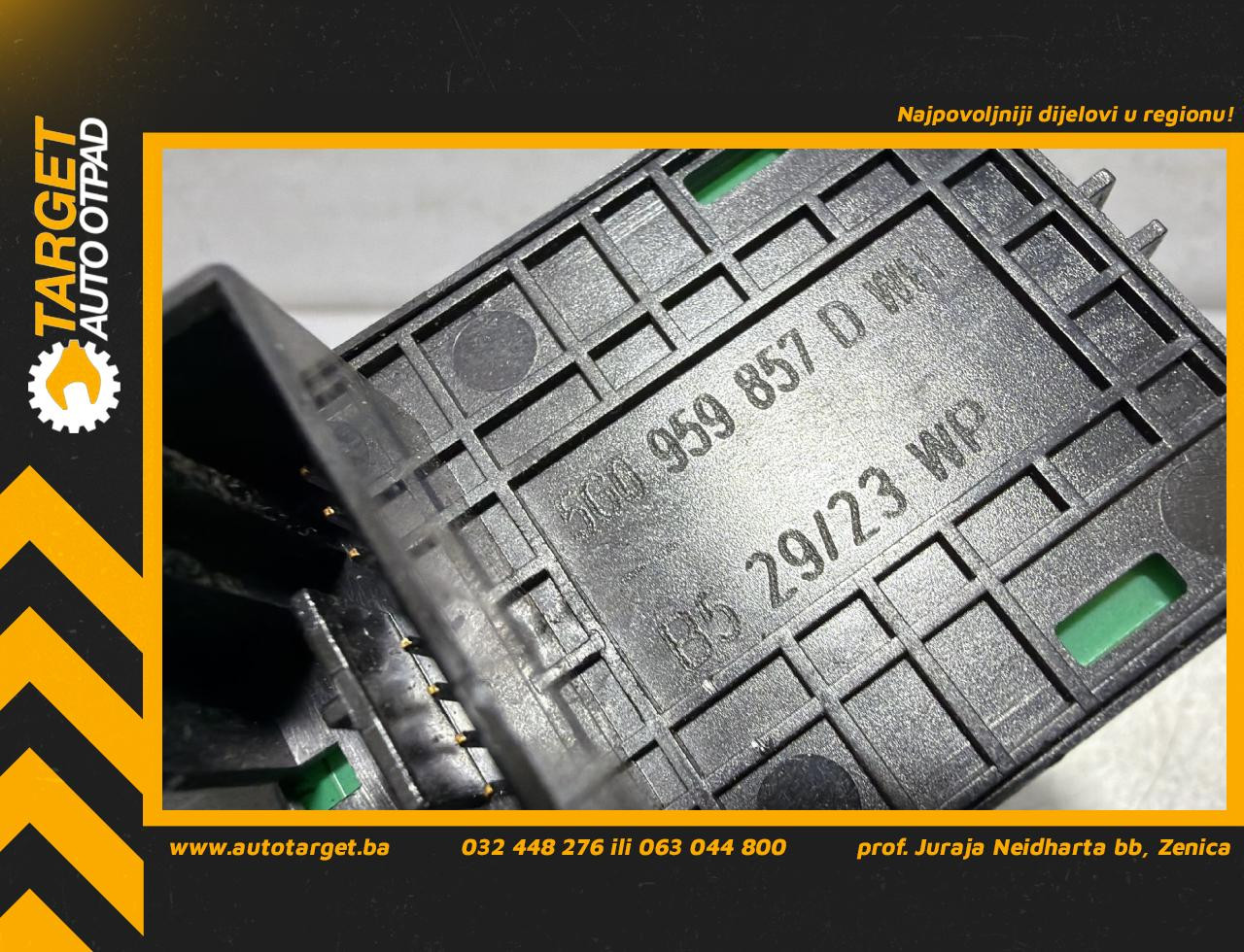 DIJELOVI PREKIDACI PROZORA VW PASSAT B8 > 14-19 1.6 5G0959857D