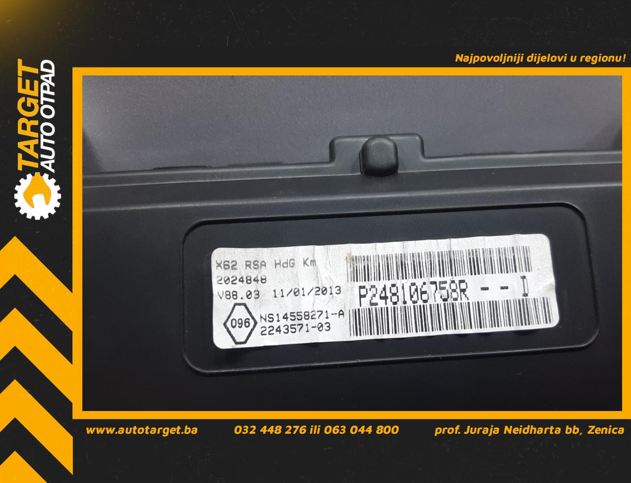 DIJELOVI CELER SAT RENAULT MASTER > 10-14 P248106758R