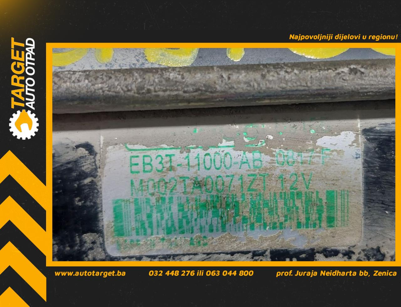 DIJELOVI ALNASER FORD RANGER > 16- 2.2 EB3T11000AB