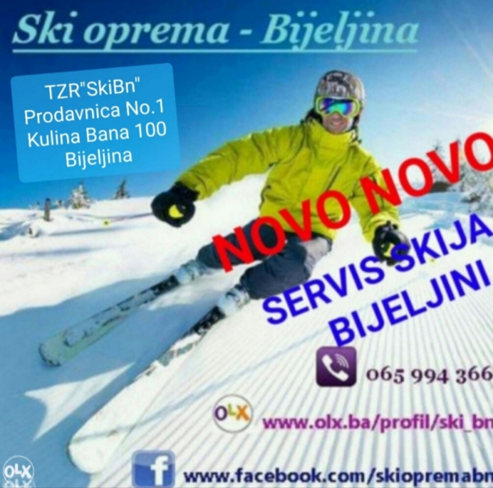 Ski oprema od 77-177cm