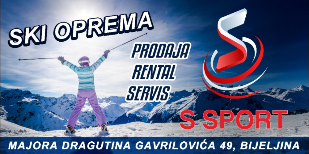 PRODAJA SKI OPREME - RENTAL - SERVIS SKIJA -Sve skije servisirane