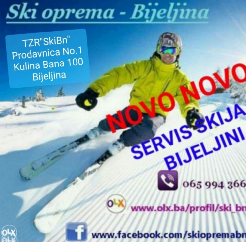 Komplet oprema za skijanje
