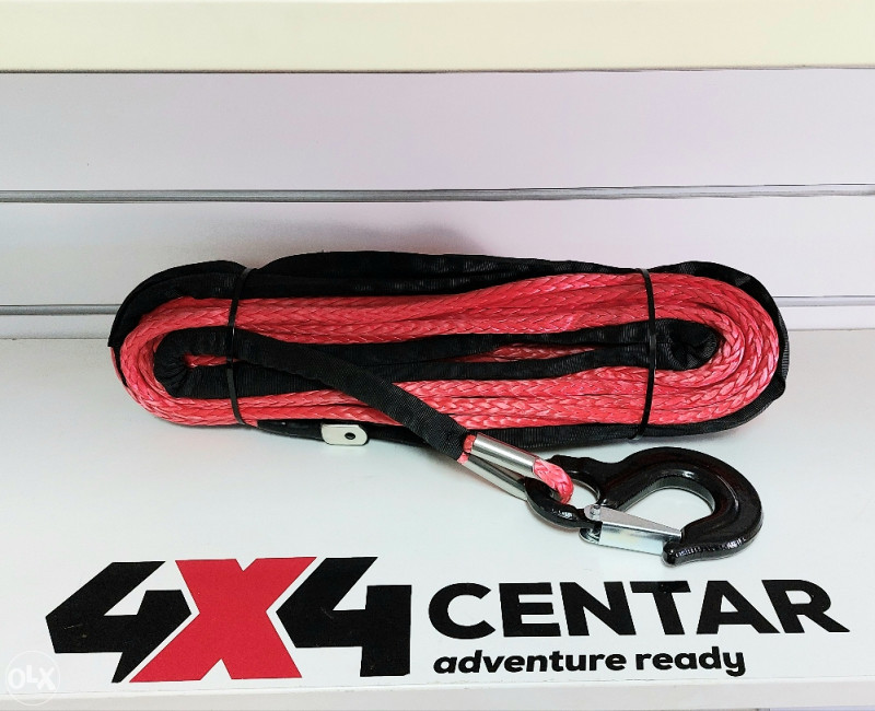 UŽE SINTETIČKO za vitlo DYNEEMA 10mm X 28m 9 T OFF ROAD