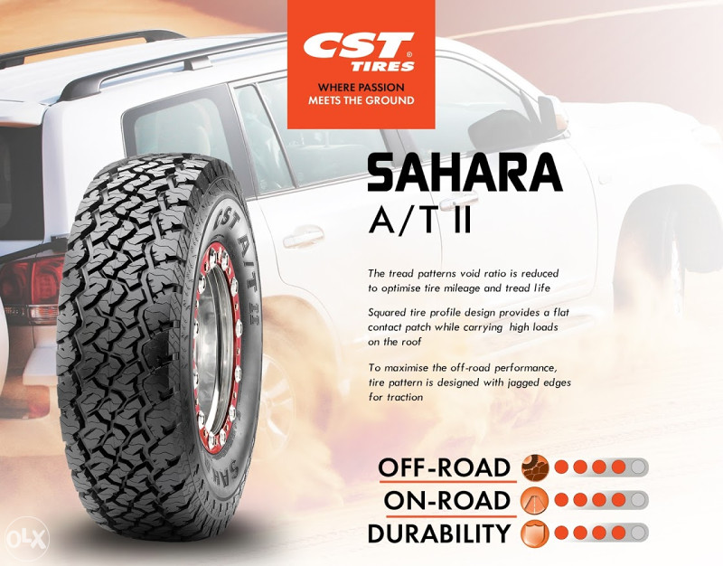 CST Sahara AT2 31 x 10.5 R15 15 4X4 gume off road