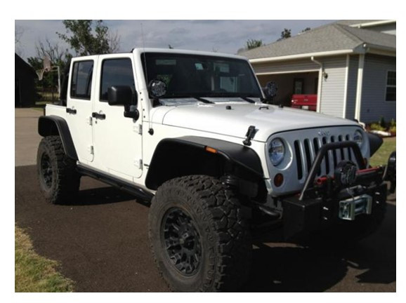 PROŠIRENJA RUBNICI BLATOBRANA JEEP WRANGLER JK 07-17