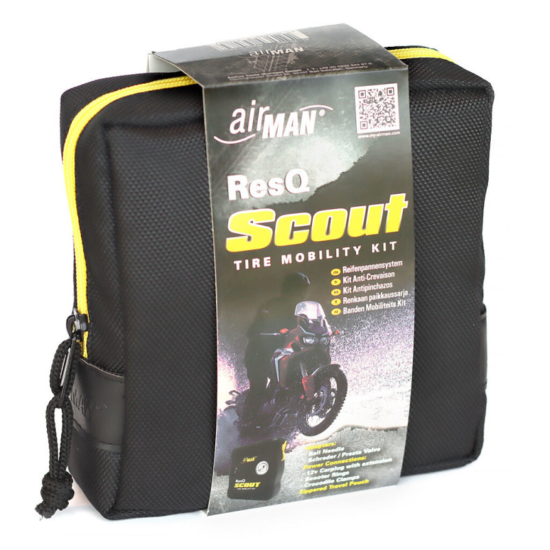 KOMPRESOR AIRMAN RESQ SCOUT 12V 100ML TIRE SEALANT KIT