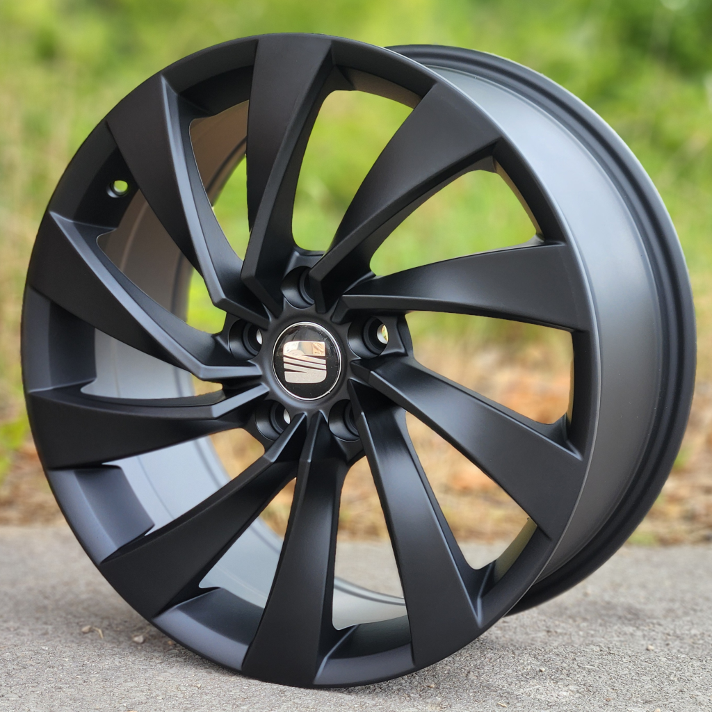 17X7.5 5X112 ET42 57.1 MATT BLACK VW ARTEON ROSARIO 5083