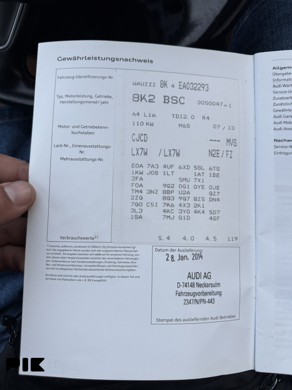 AUDI A4 2.0 TDI B8.5 LIMUZINA