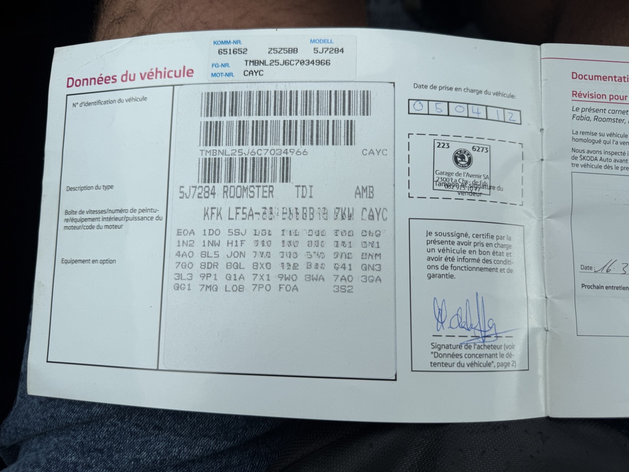 ŠKODA ROOMSTER 1.6 TDI UVOZ ŠVICARSKA